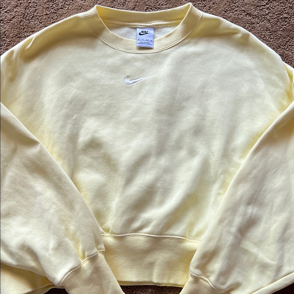 Nike Yellow Sweatshirt